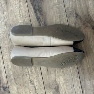 Seychelles Black and Nude Flats